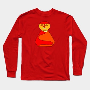 Red hot chili laughing Buddha Long Sleeve T-Shirt